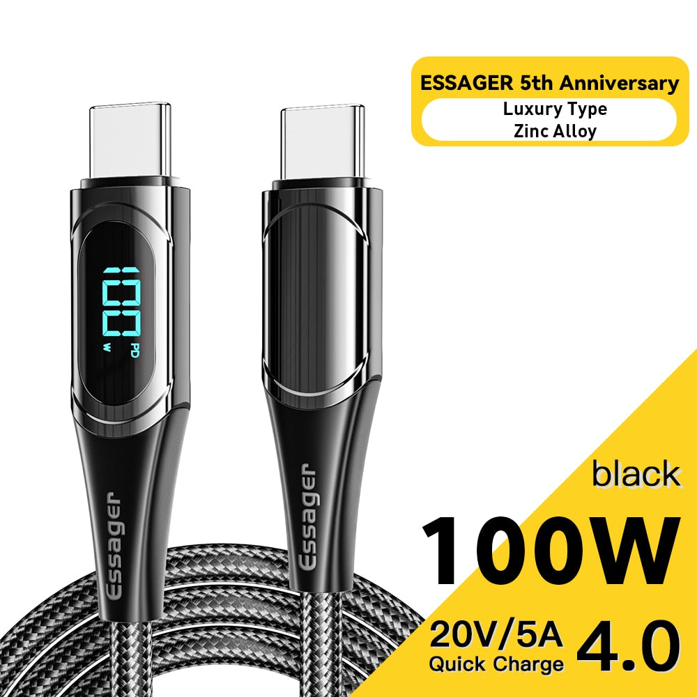 USB Type C to USB C Cable
