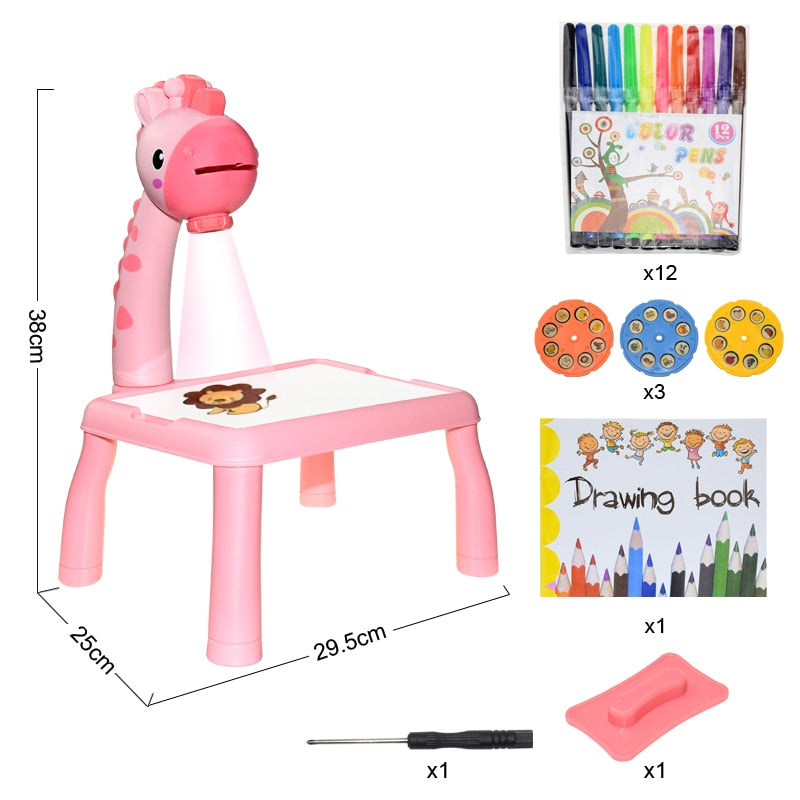 LED Art Drawing Table for Kids