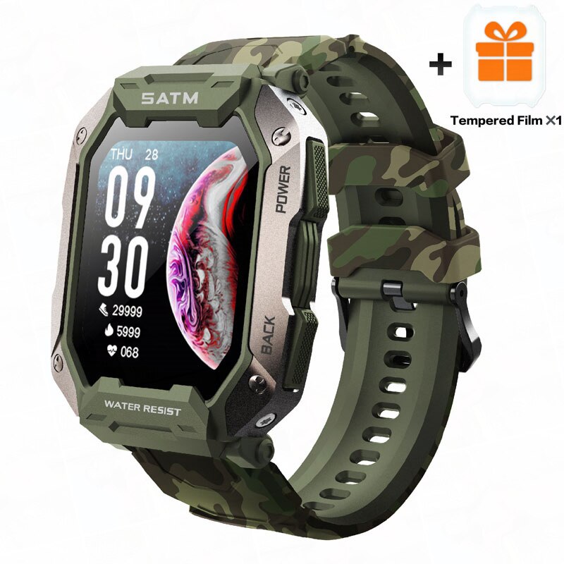 5ATM Military Smartwatch