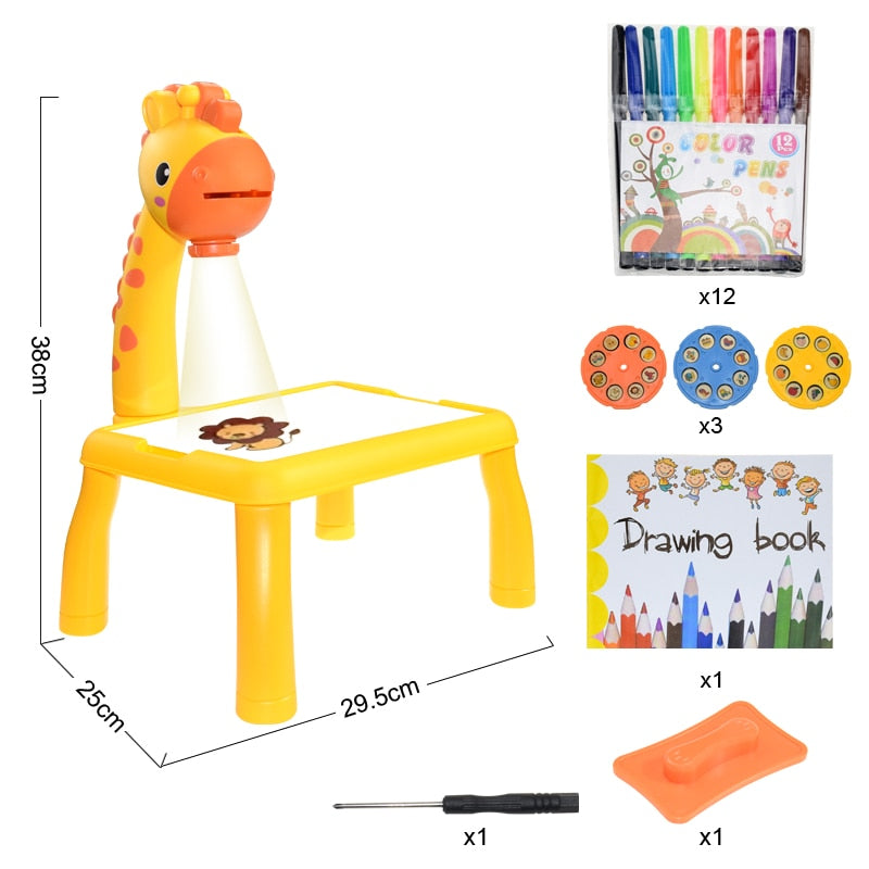 LED Art Drawing Table for Kids