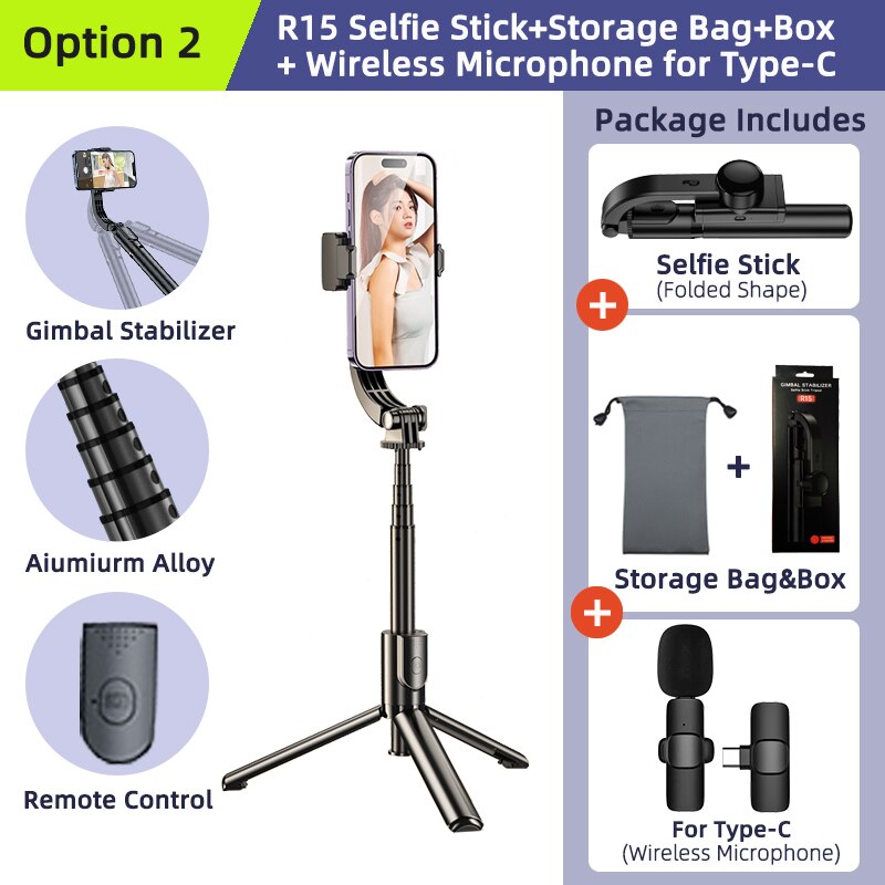 2023 Mobile Stabilizer with Bluetooth Remote