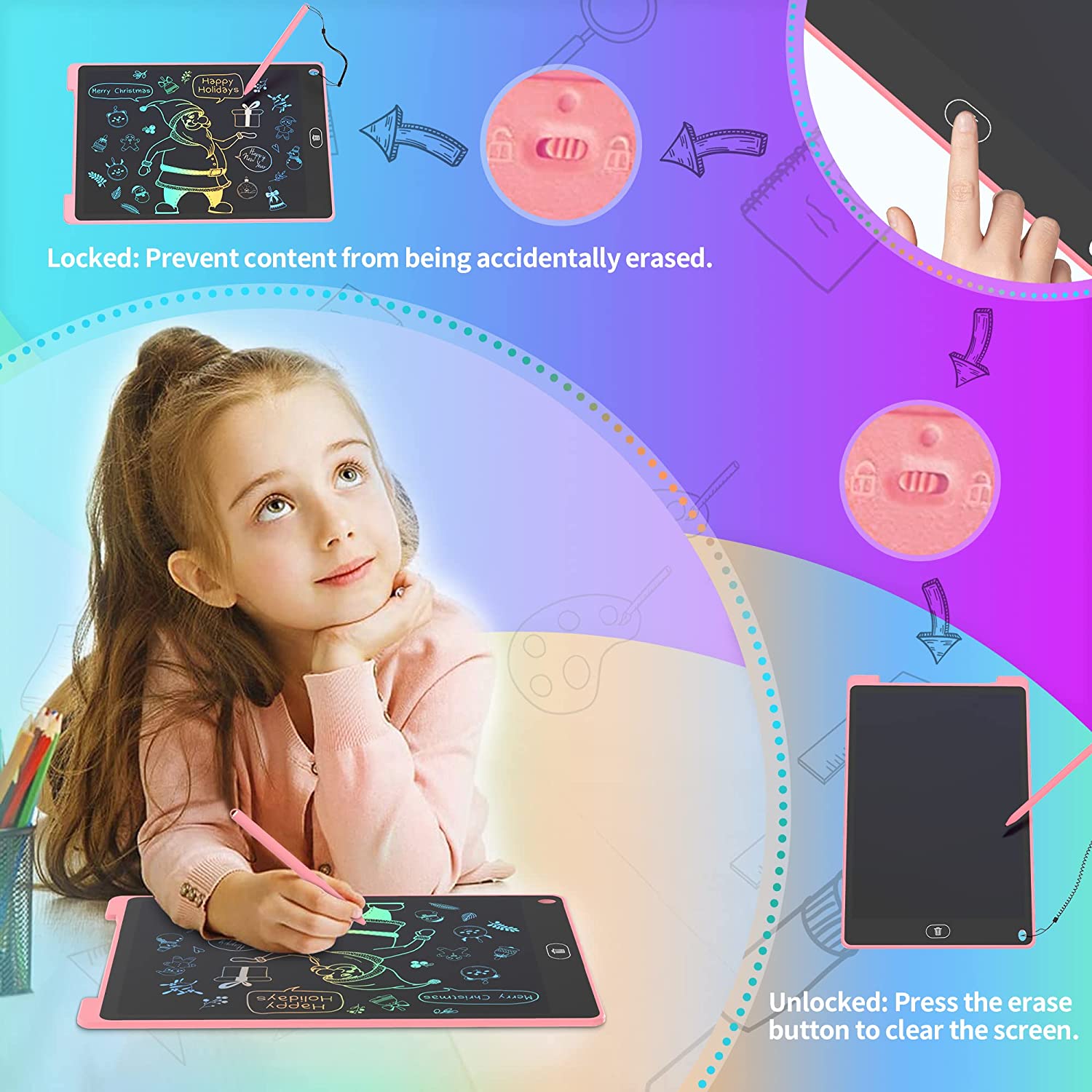 Writing Board drawing Tablet For Kids