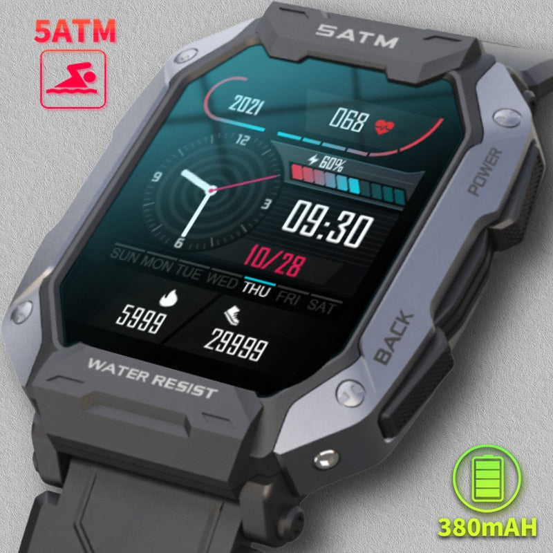 5ATM Military Smartwatch