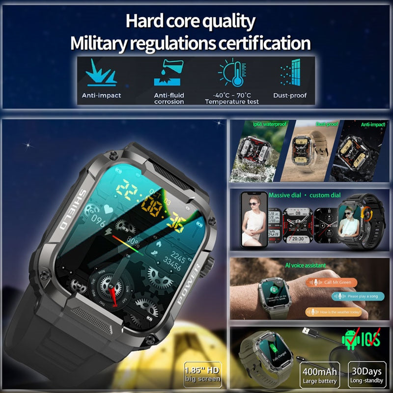 Rugged Military Smartwatch