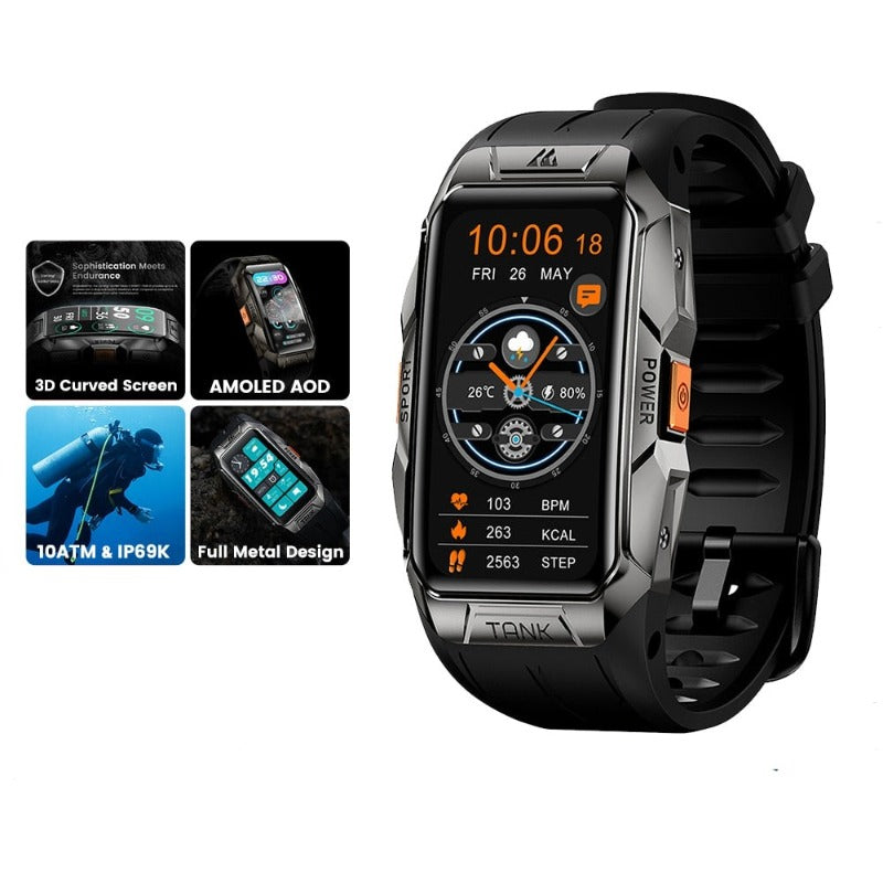 Waterproof Smartwatch with Fitness Tracker