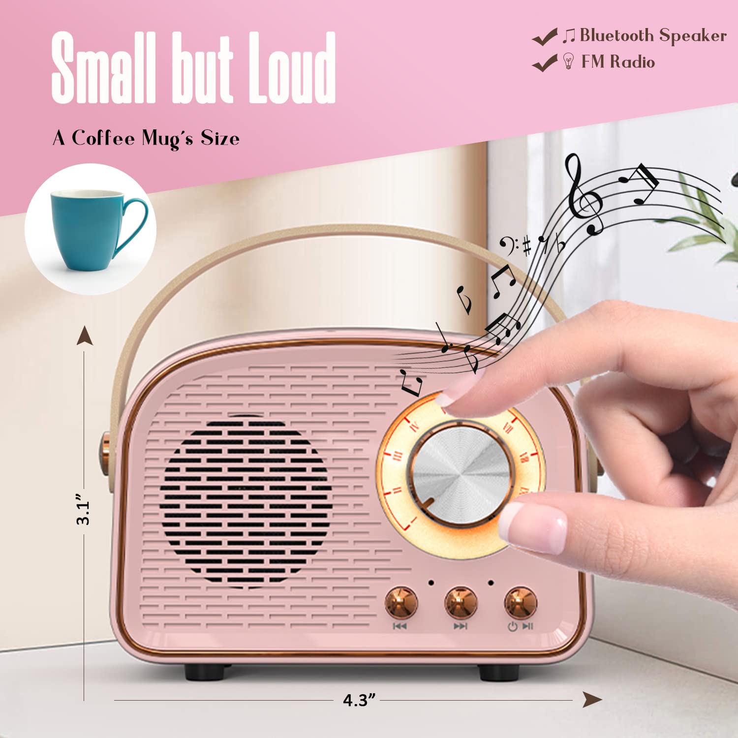 Cute Mini Speaker with FM Radio