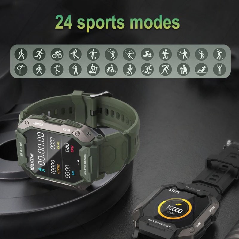 5ATM Military Smartwatch