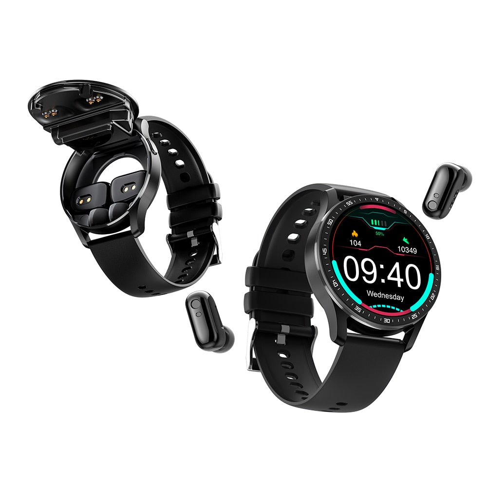 Dual Headset Smart Watch Combo