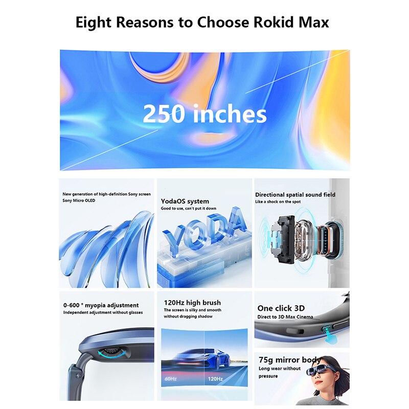 Rokid Max 3D Smart AR Glasses