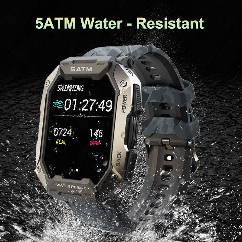 5ATM Military Smartwatch